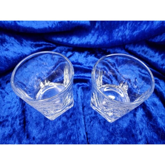 vintage original whiskey rich & oaky set of 2 whisky glasses. - Picture 2 of 2